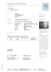EN 13126-16 2015 Rosenheim Ispitivanje podizno kliznog sistema