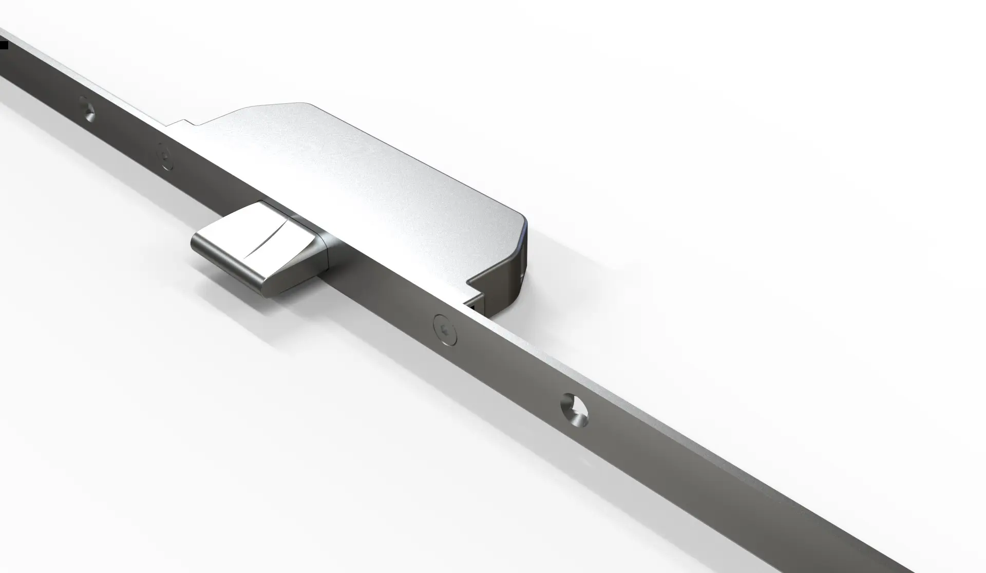 Trozatvorna brava za Al vrata na ključ sa jezičcima 45/92 mm